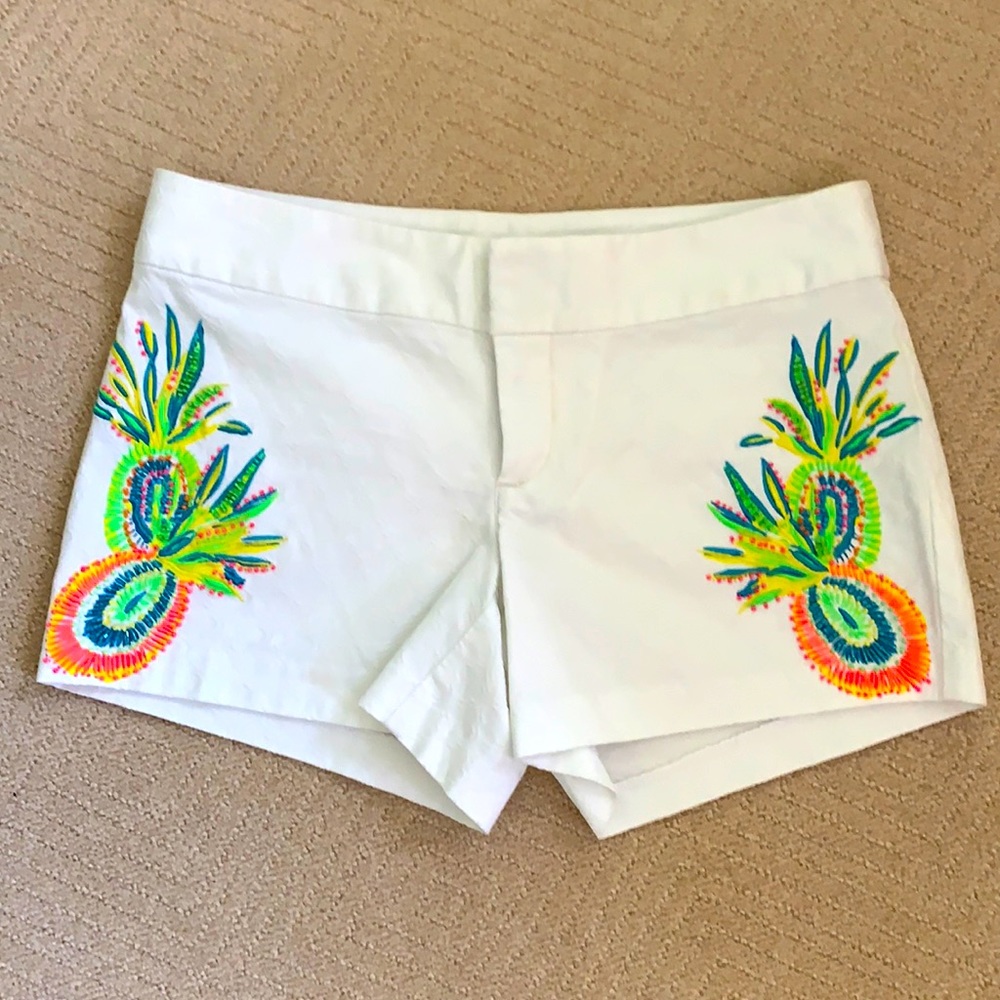 4” Ellie Resort White Shorts
